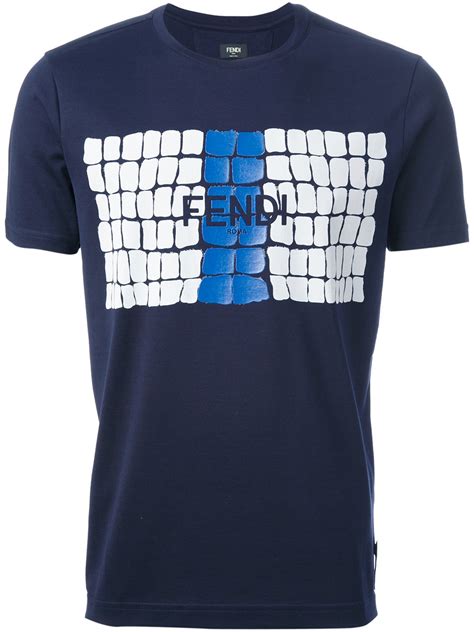 fendi love heart t shirt|fendi blue t shirts.